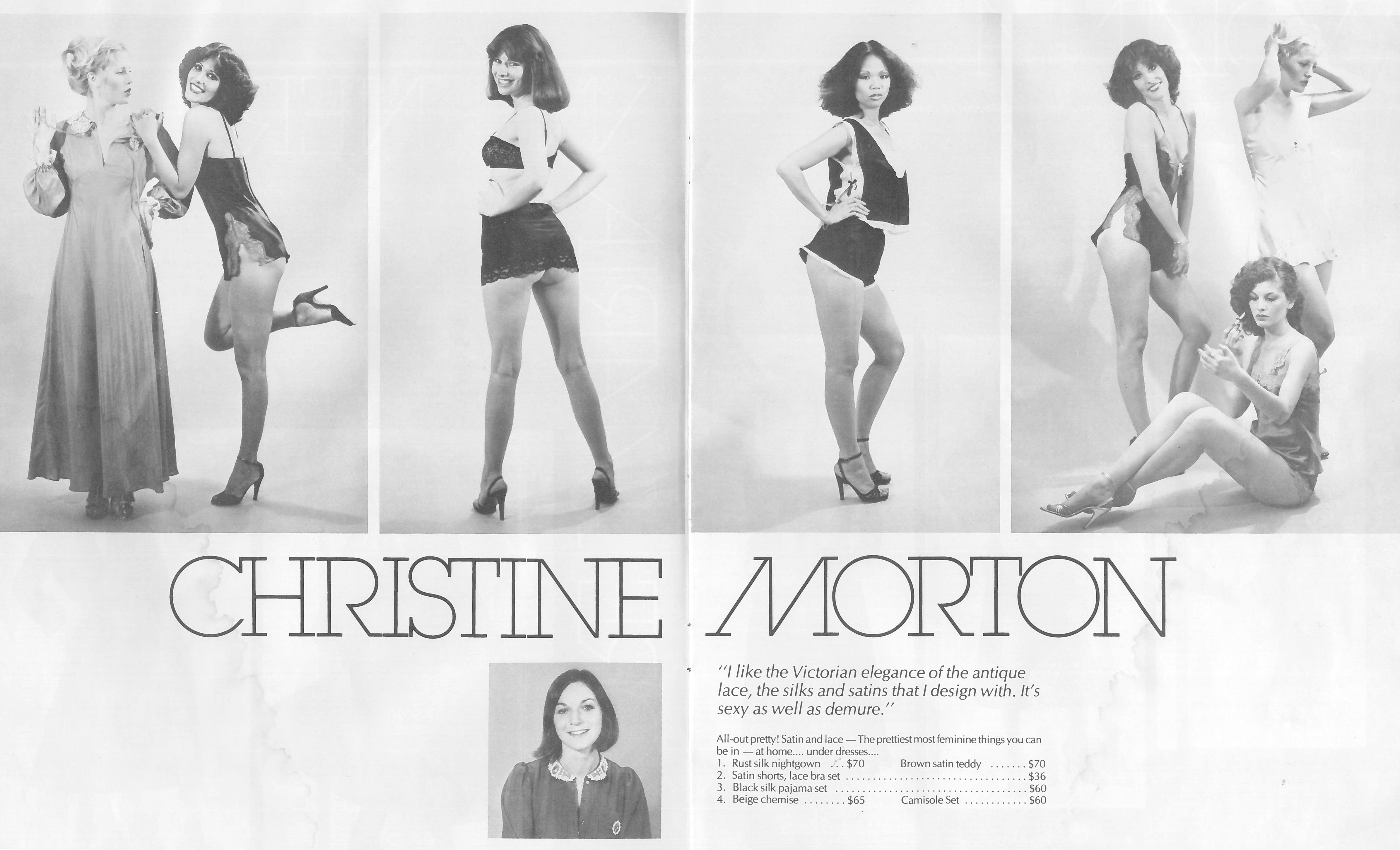 A Short History Of Christine Lingerie - Christine Silk Lingerie & Loungewear