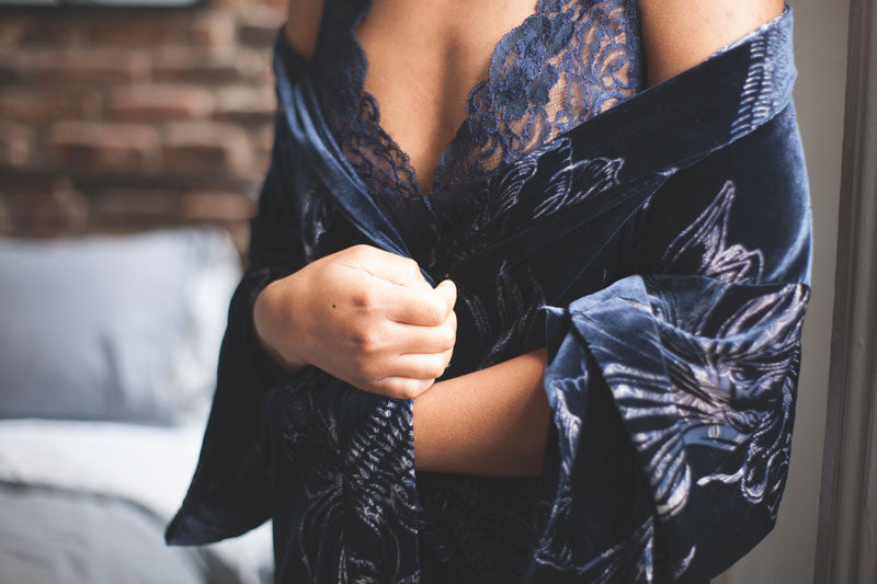 Velvet Robes, Velvet Dresses: The Essence Of Holiday - Christine Silk Lingerie & Loungewear