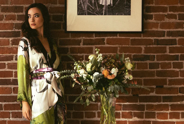 Peacock Gatsby - Christine Silk Lingerie & Loungewear