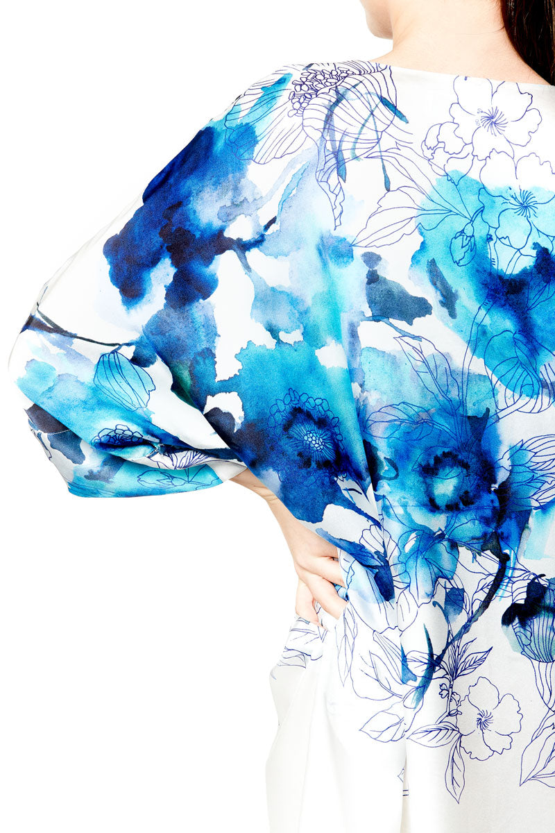 Blue Hawaii Lined Caftan