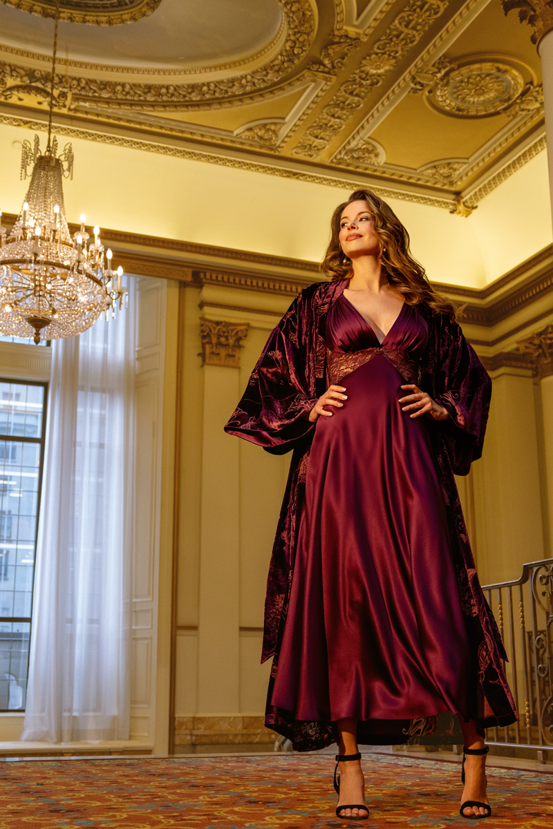 Glamour Gown - Black Cherry Fabergé Edition