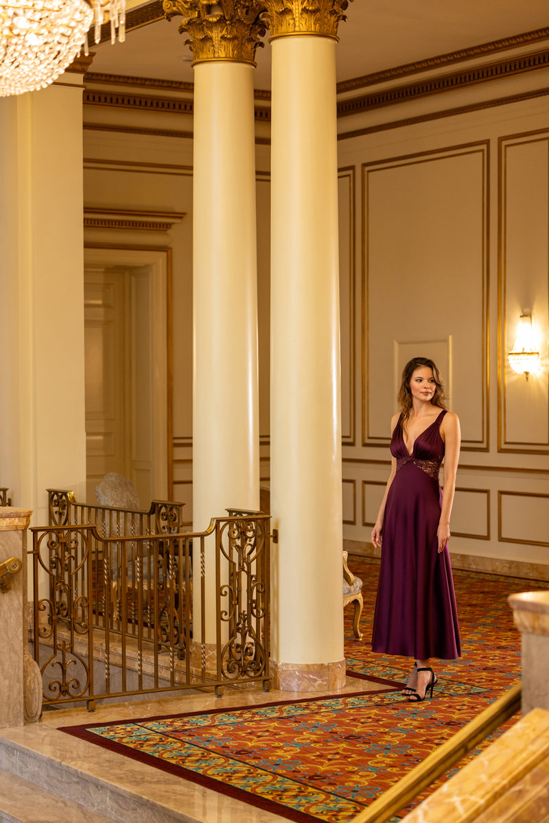 Glamour Gown - Black Cherry Fabergé Edition