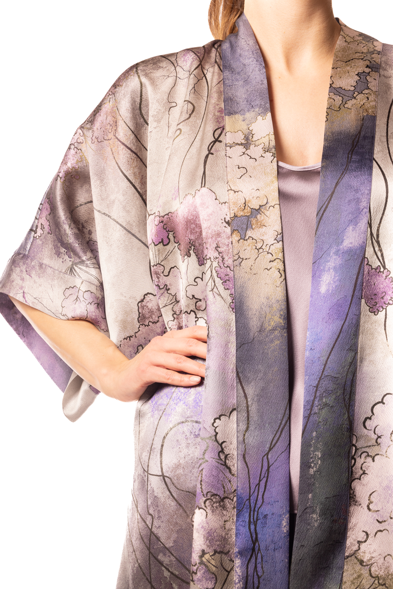 Mirage Print Kimono