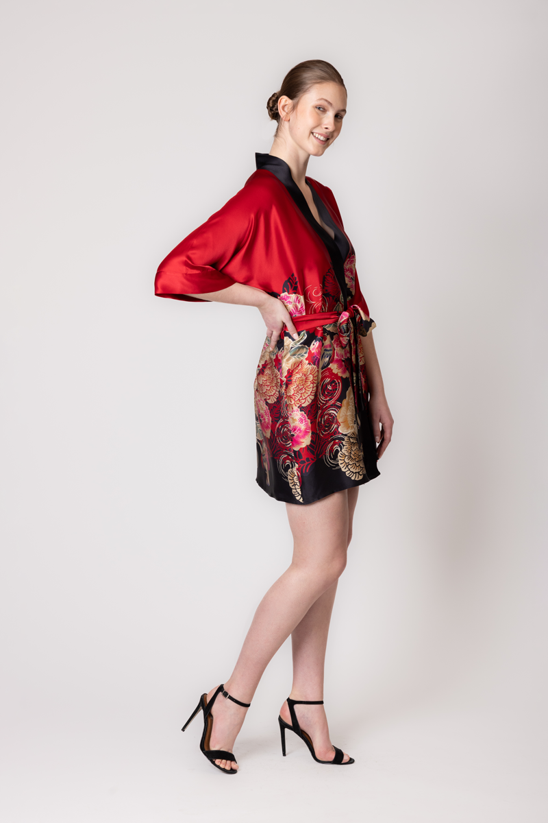 Crimson Moon Short Robe