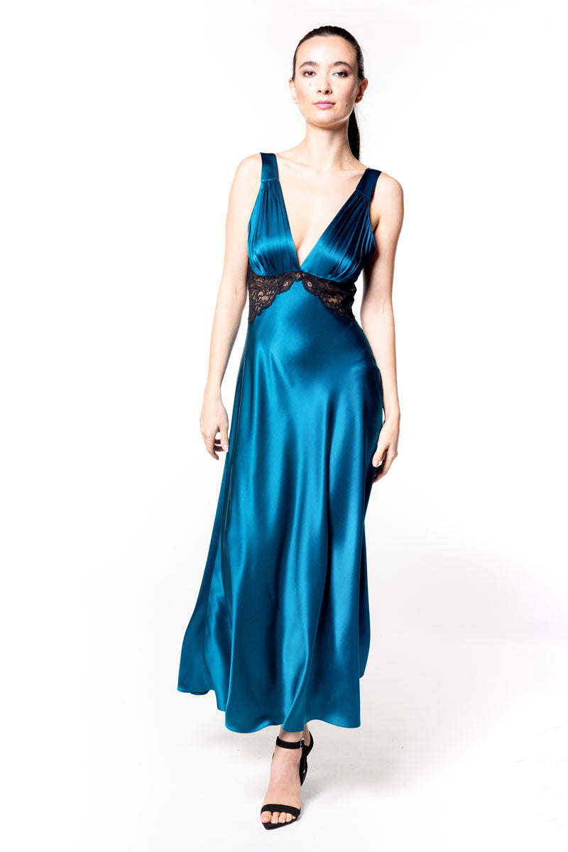 Glamour Gown - Erté Edition - Christine Silk Lingerie & Loungewear