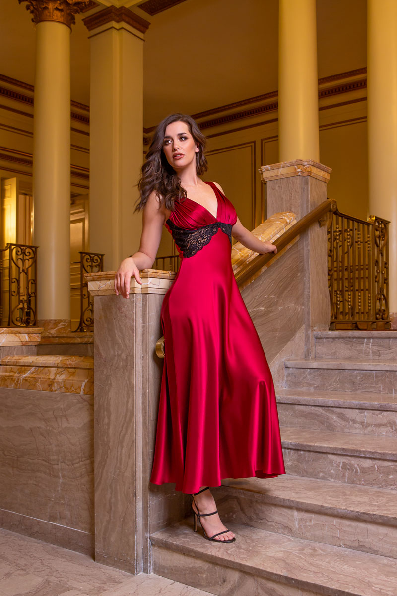 Glamour Gown - Christine Silk Lingerie & Loungewear
