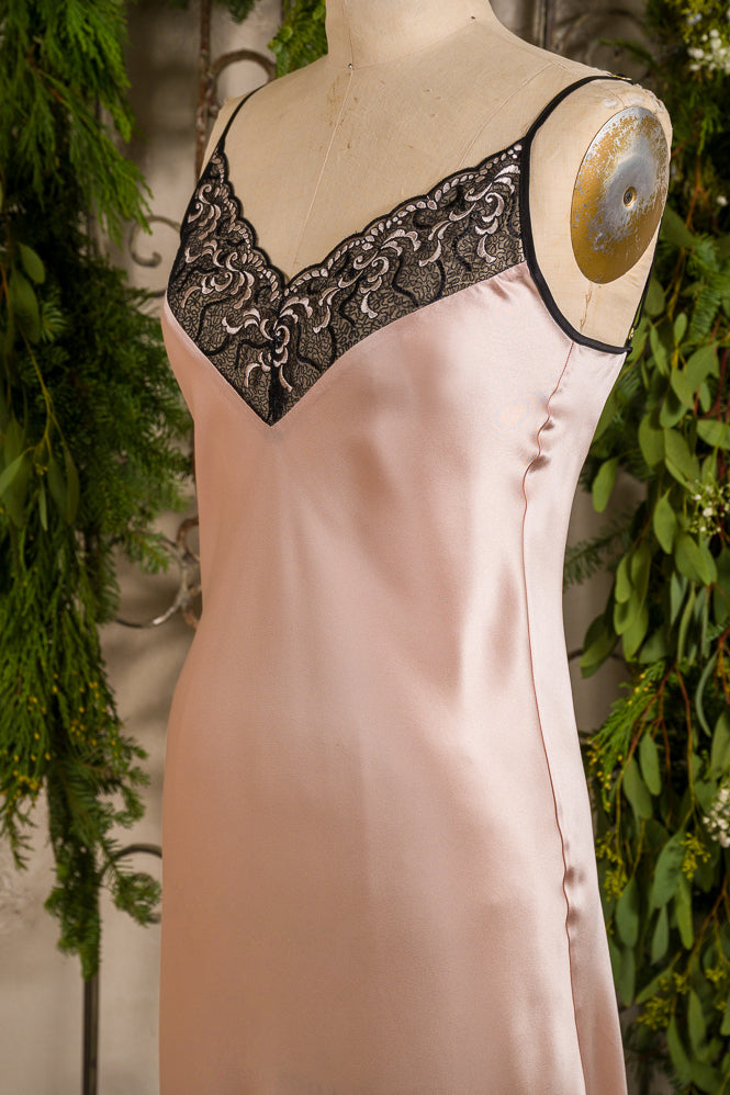 Elise Black Label Gown - Christine Silk Lingerie & Loungewear