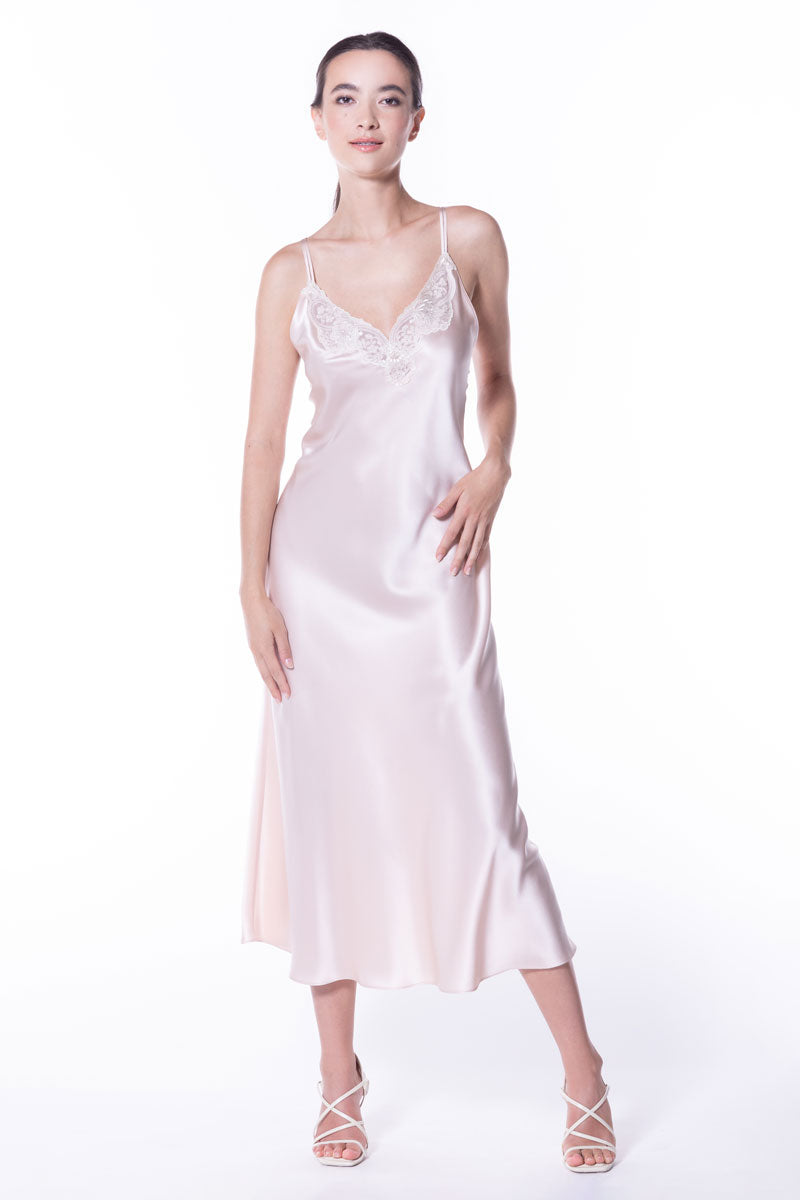 Juliet Black Label Gown - Christine Silk Lingerie & Loungewear