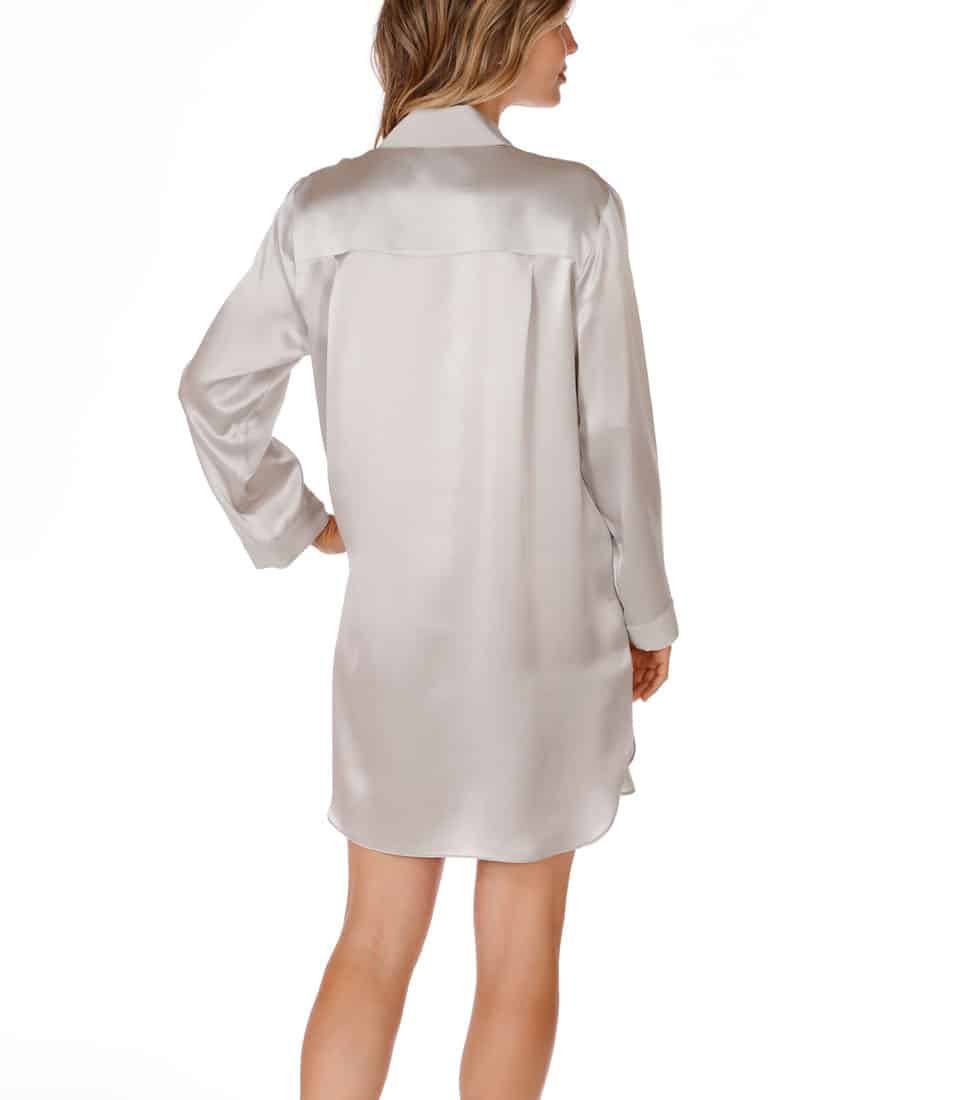 Garbo Nightshirt - Christine Silk Lingerie & Loungewear