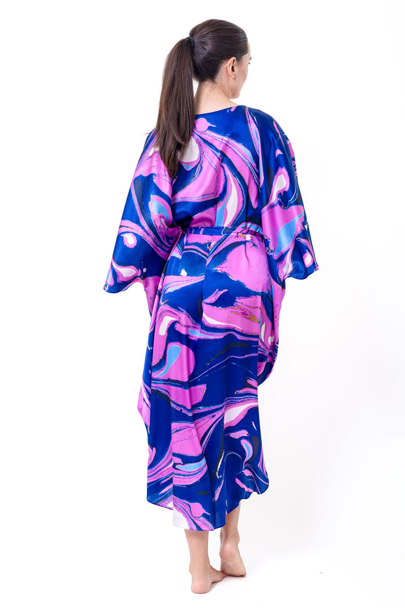 Corfu Caftan - Christine Silk Lingerie & Loungewear