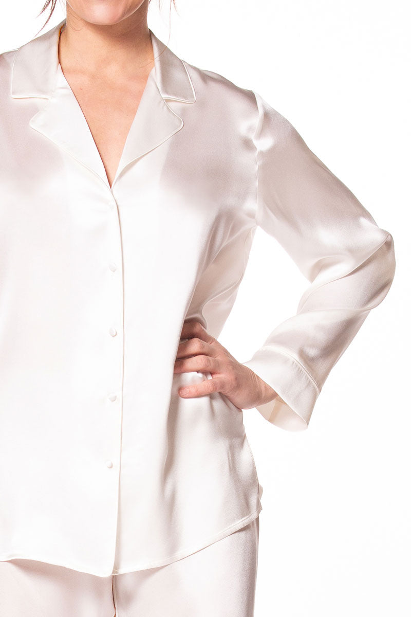 Classic Pajama - Christine Silk Lingerie & Loungewear