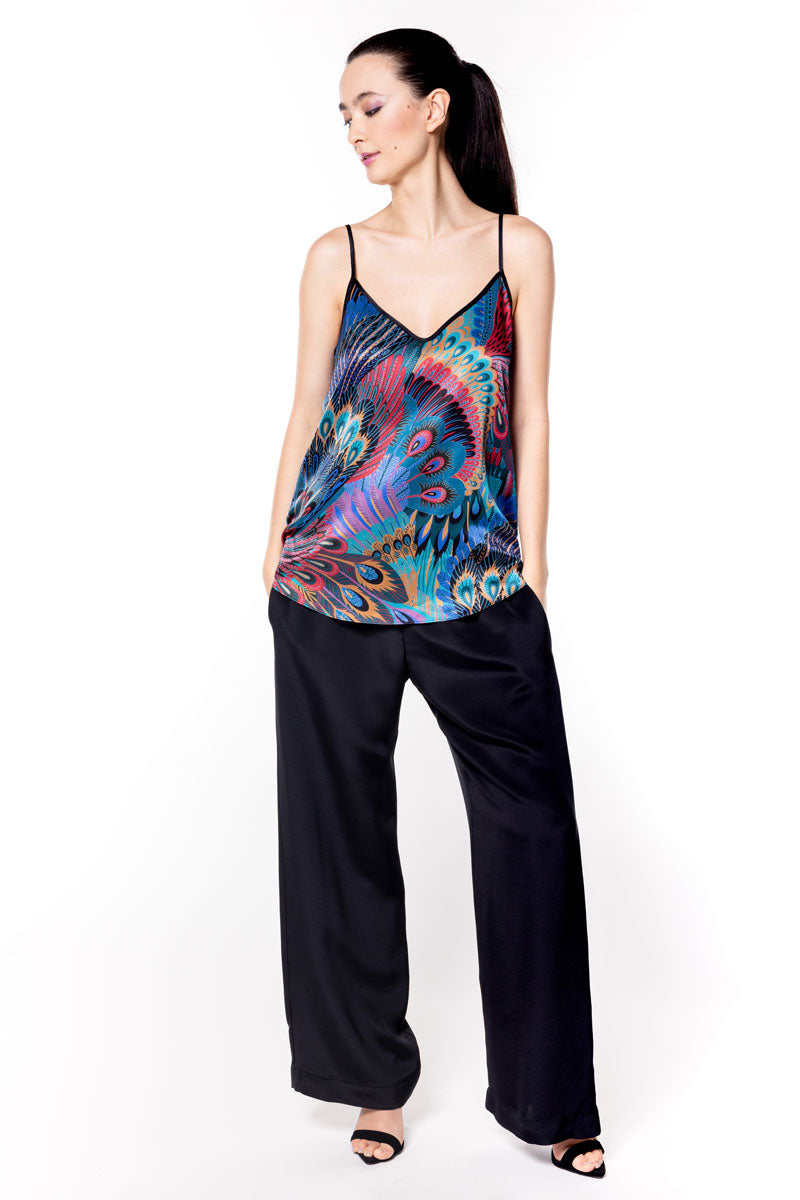 Erté Print Camisole