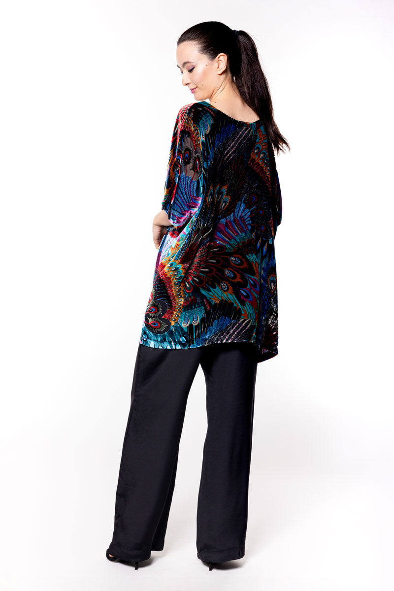 Erté Velvet Tunic - Christine Silk Lingerie & Loungewear