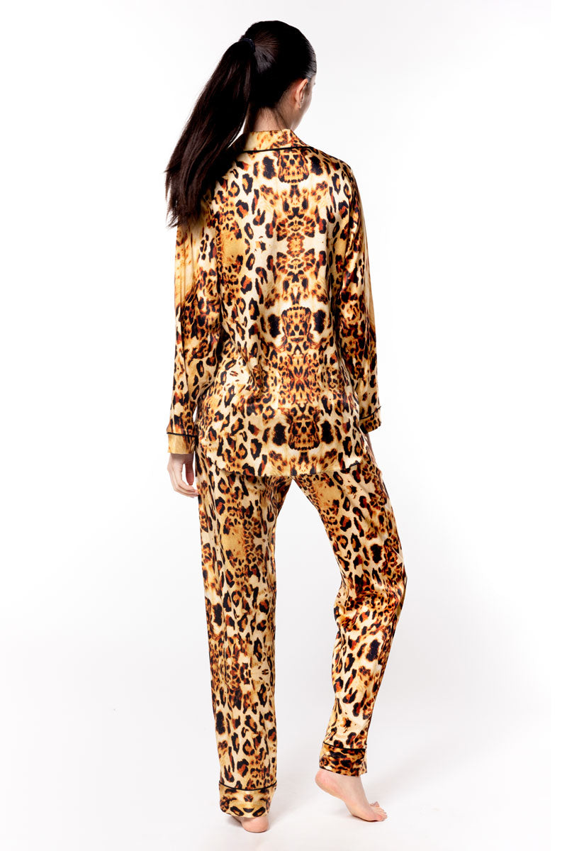 Femme Fatale Pajama Set - Christine Silk Lingerie & Loungewear