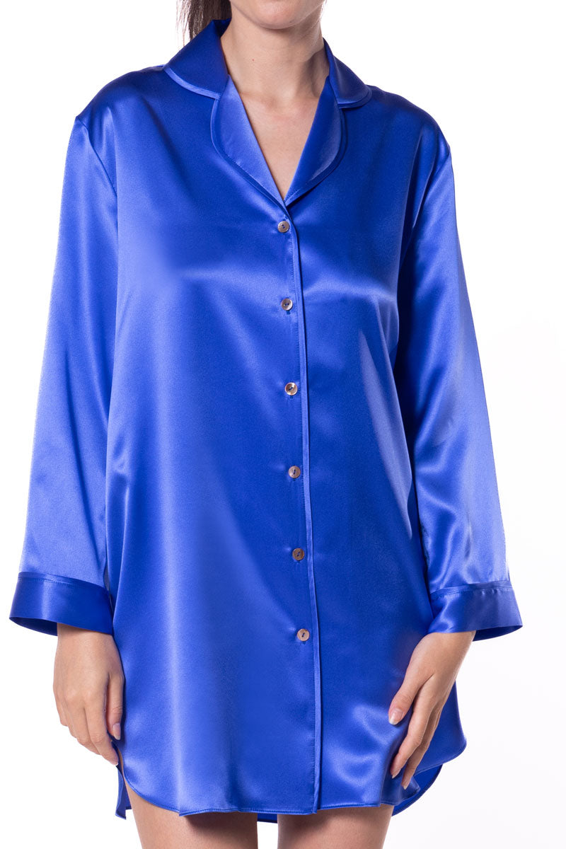 Chloe Nightshirt - Christine Silk Lingerie & Loungewear