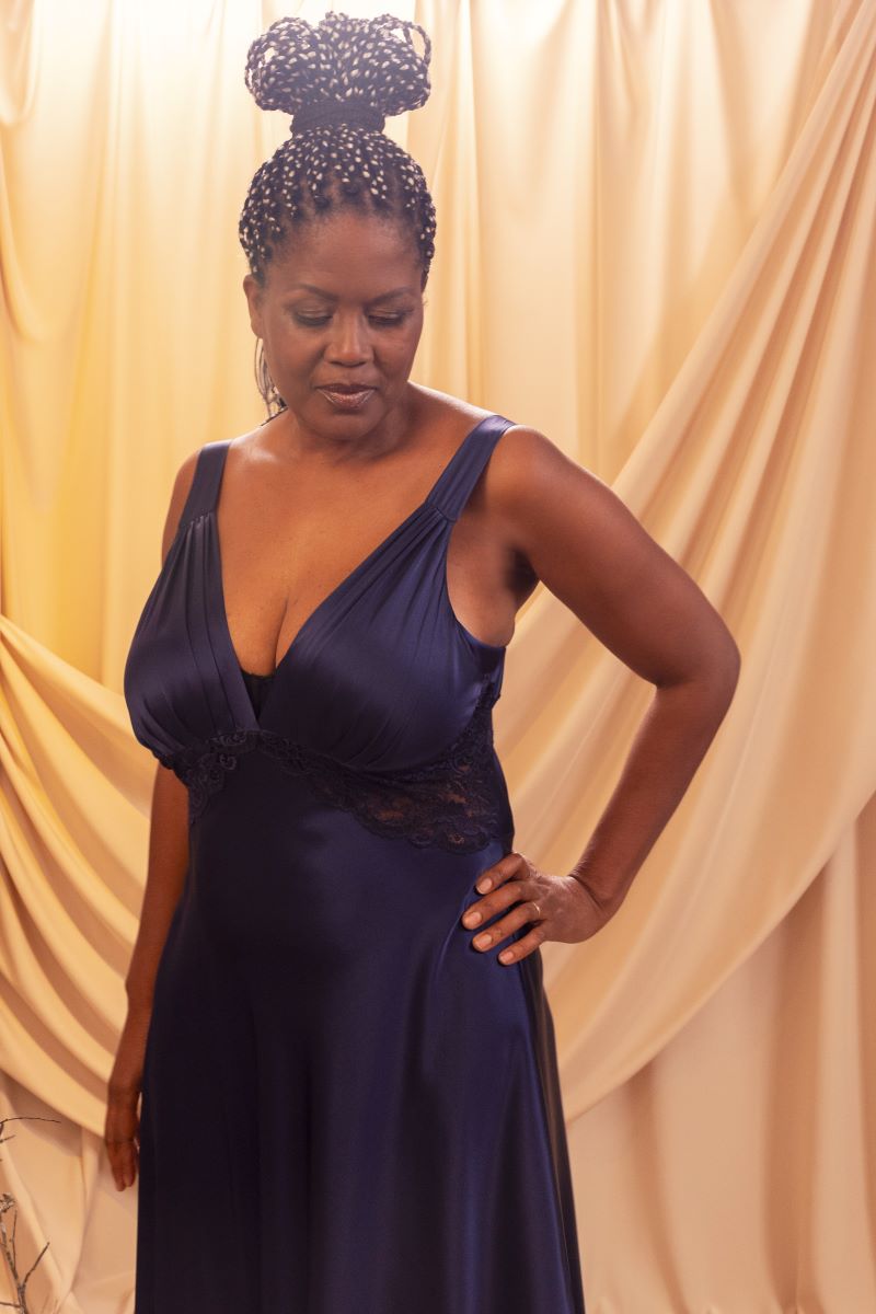 Glamour Gown Classic - Christine Silk Lingerie & Loungewear