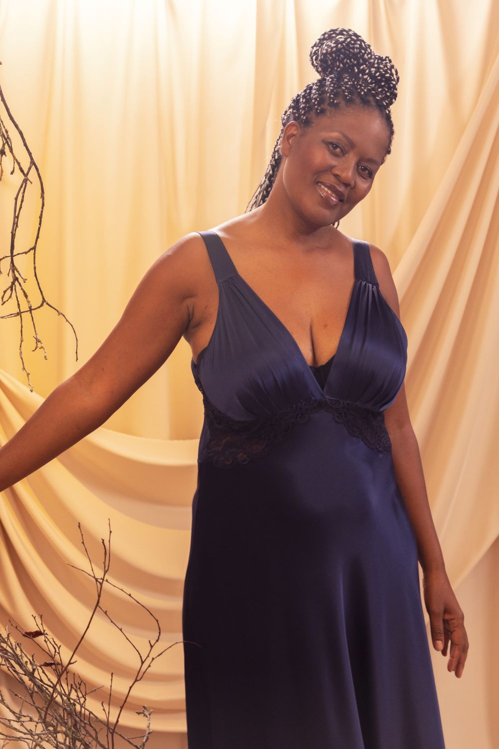 Glamour Gown Classic - Christine Silk Lingerie & Loungewear