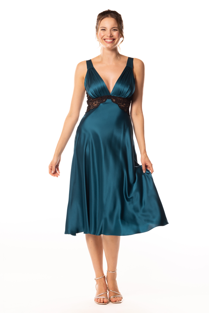 Gloria Gown - Christine Silk Lingerie & Loungewear