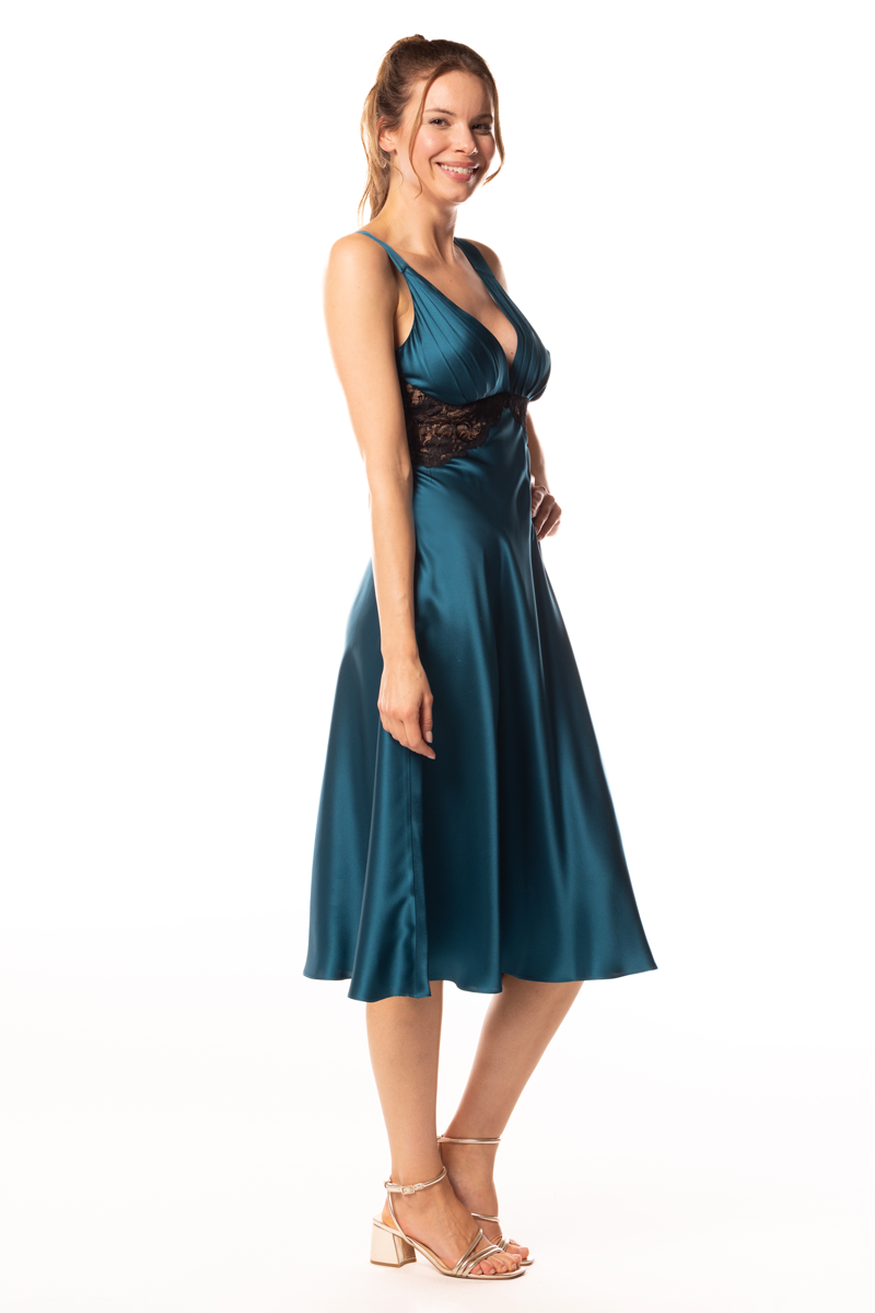 Gloria Gown - Christine Silk Lingerie & Loungewear
