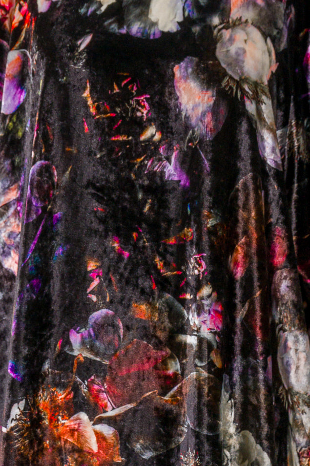 Moonlight Velvet Tunic - Christine Silk Lingerie & Loungewear