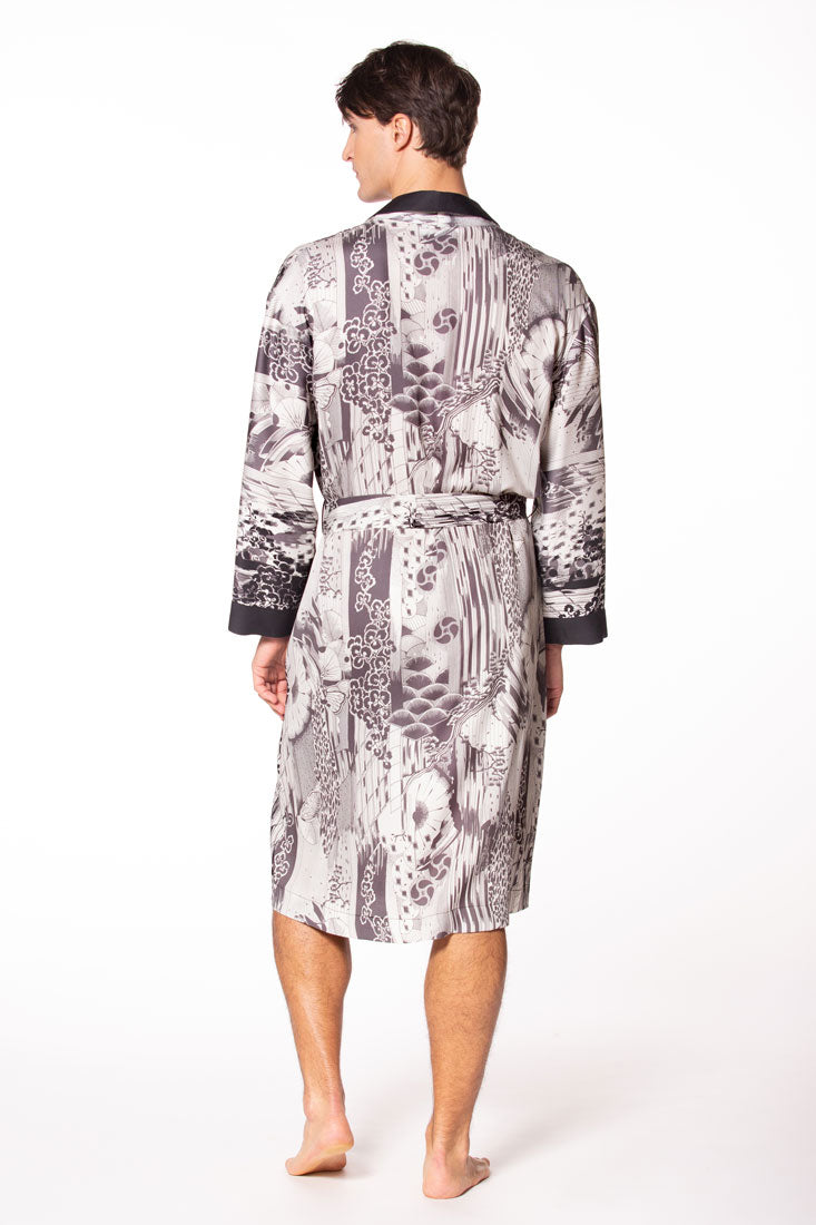 Morton Tranquility Silk Robe - Christine Silk Lingerie & Loungewear