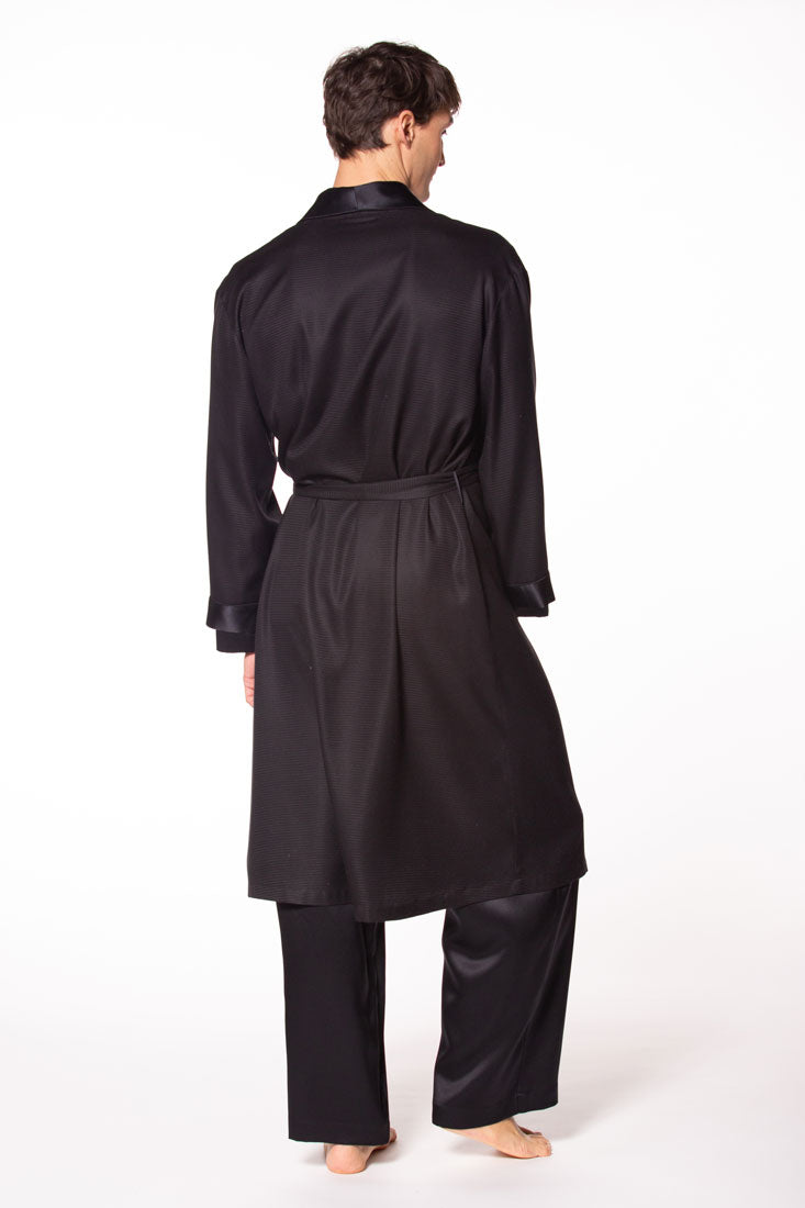 Morton Waffle Robe - Christine Silk Lingerie & Loungewear