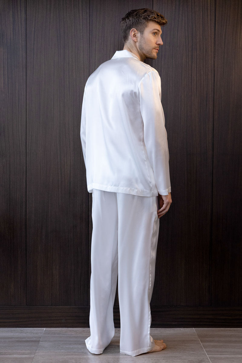 Morton Silk Pajamas - Christine Silk Lingerie & Loungewear