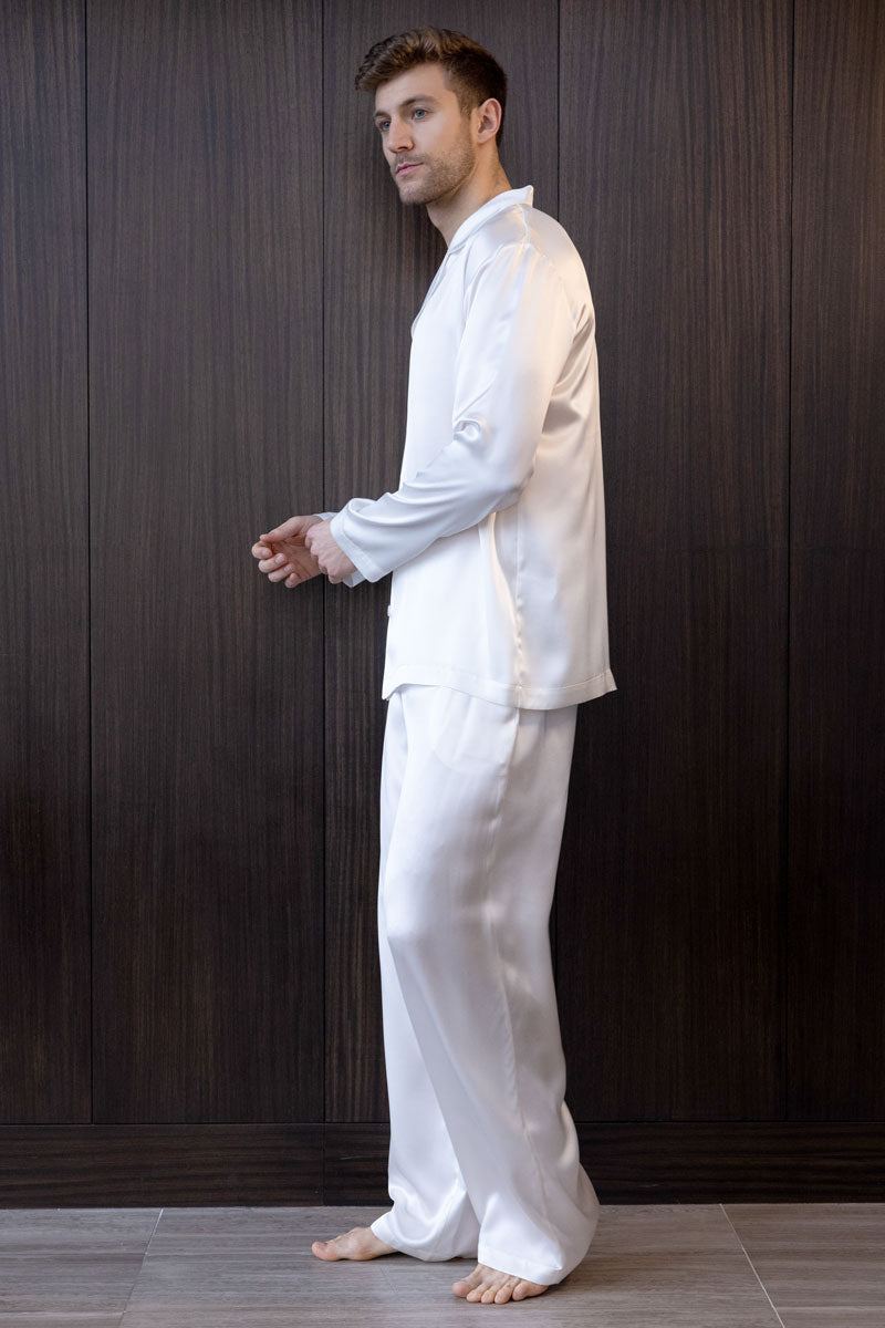 Morton Silk Pajamas - Christine Silk Lingerie & Loungewear