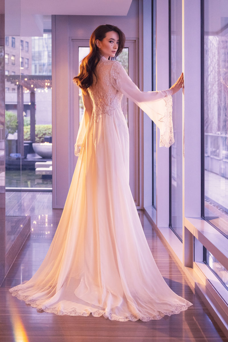 Signature Fairytale Long Chiffon Robe