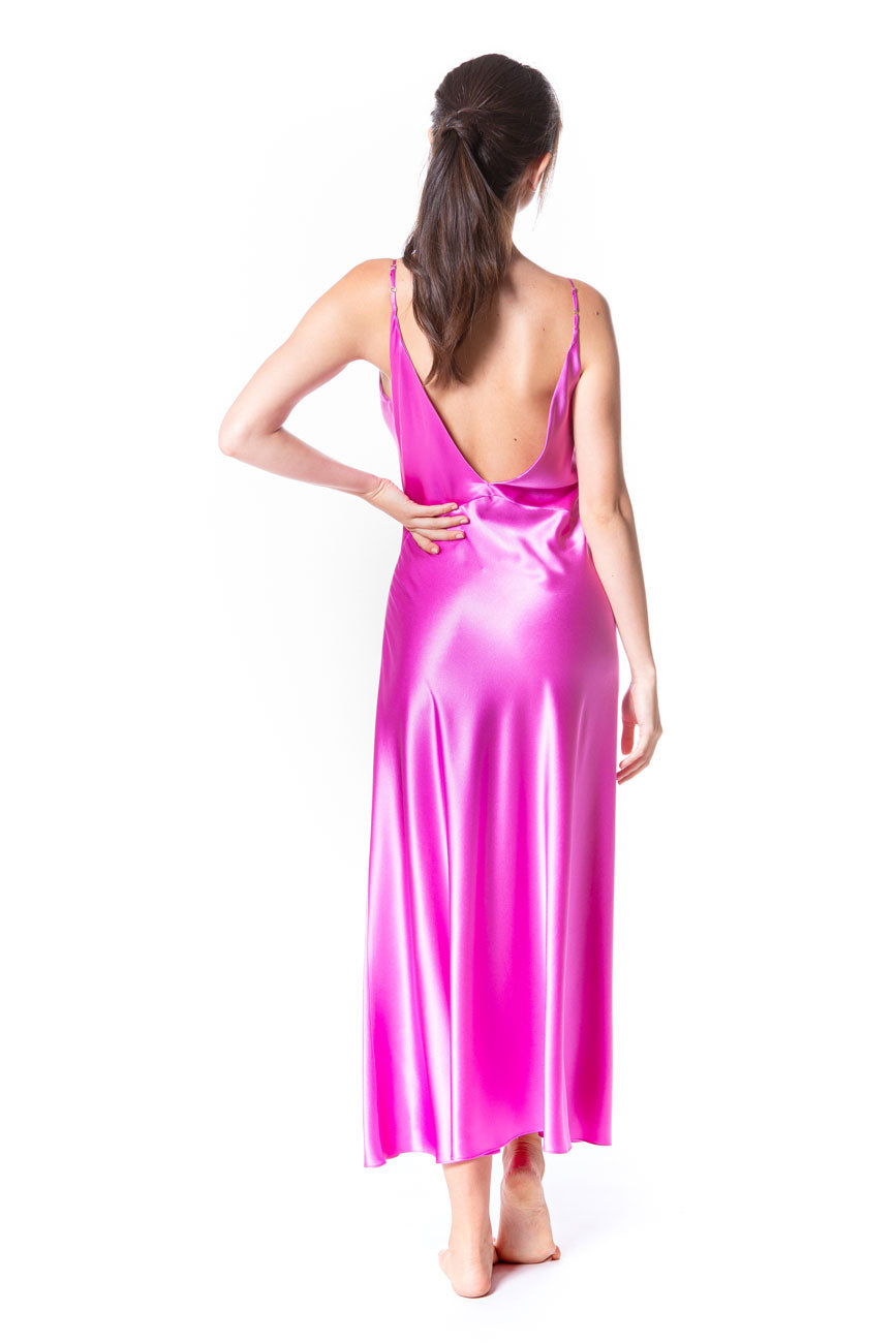 Silken Gown - Christine Silk Lingerie & Loungewear