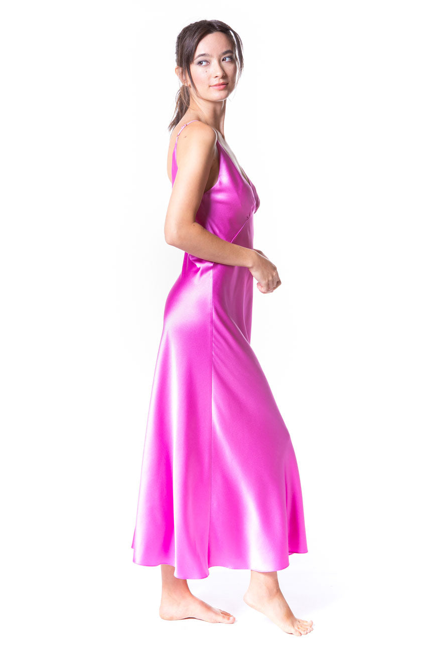 Silken Gown - Christine Silk Lingerie & Loungewear