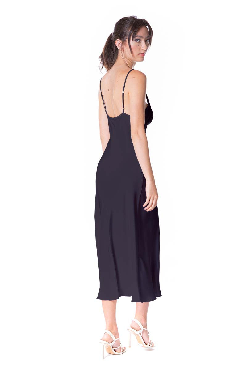 Meghan Luxe Crepe Gown - Christine Silk Lingerie & Loungewear