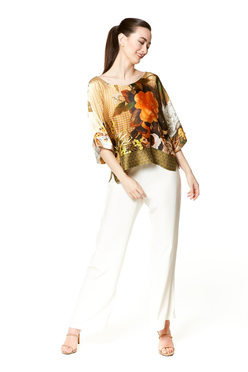 Swan Lake Lounge Top - Christine Silk Lingerie & Loungewear