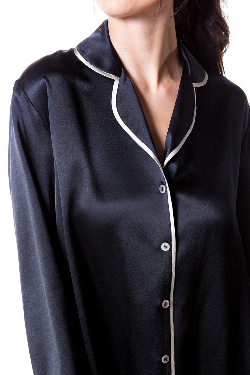 Chloe Nightshirt - Christine Silk Lingerie & Loungewear