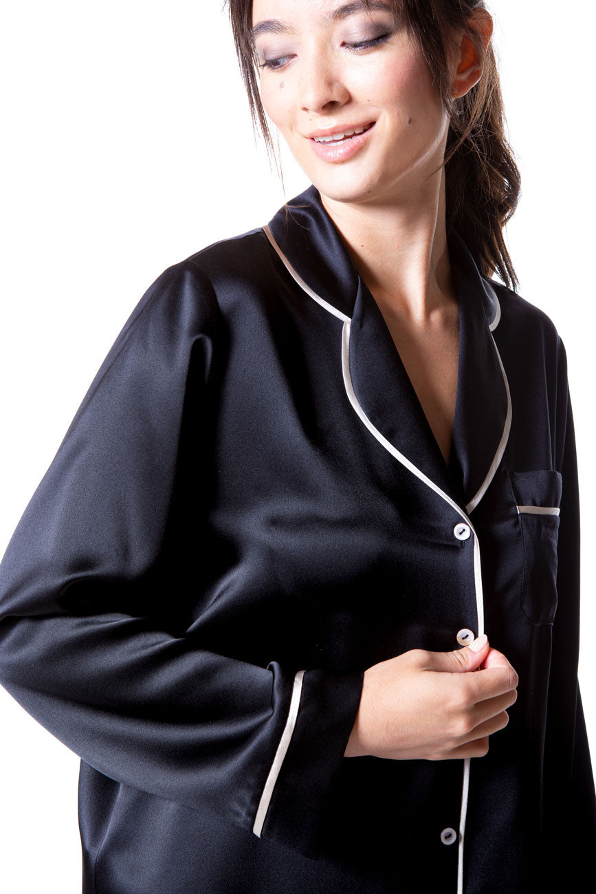 Chloe Pajama - Christine Silk Lingerie & Loungewear