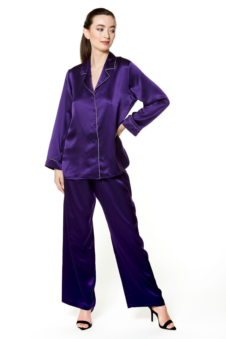 Classic Pajama - Christine Silk Lingerie & Loungewear