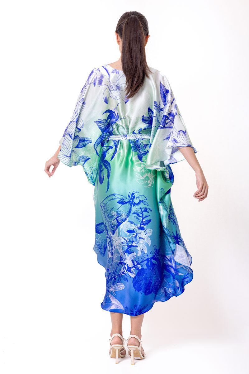 Belize Caftan - Christine Silk Lingerie & Loungewear
