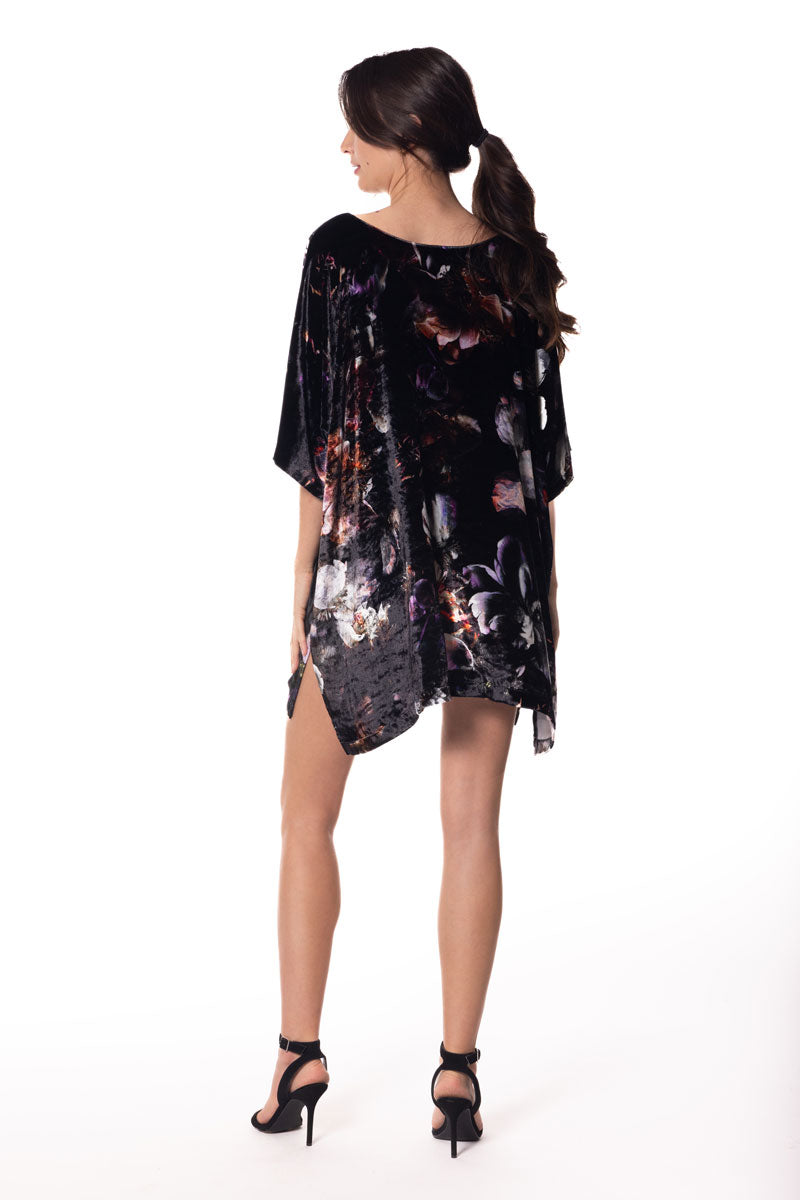 Moonlight Velvet Tunic - Christine Silk Lingerie & Loungewear