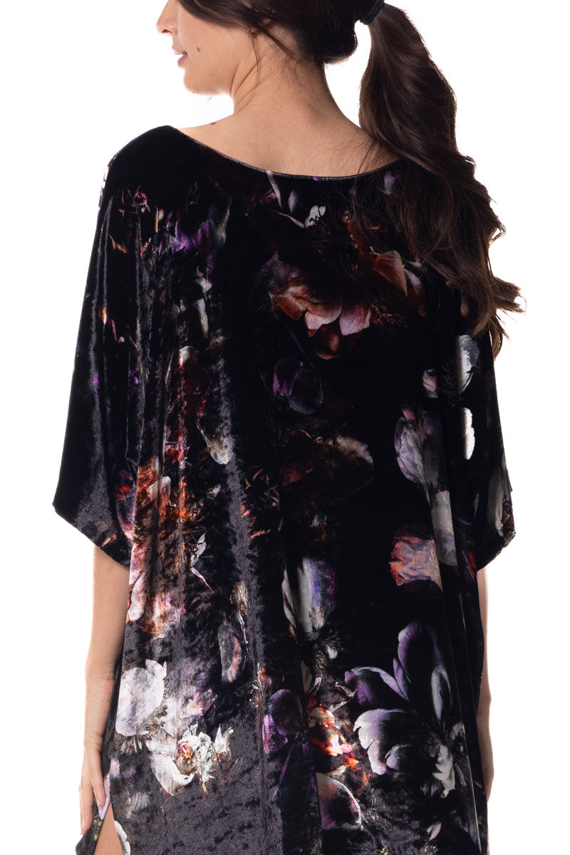 Moonlight Velvet Tunic - Christine Silk Lingerie & Loungewear