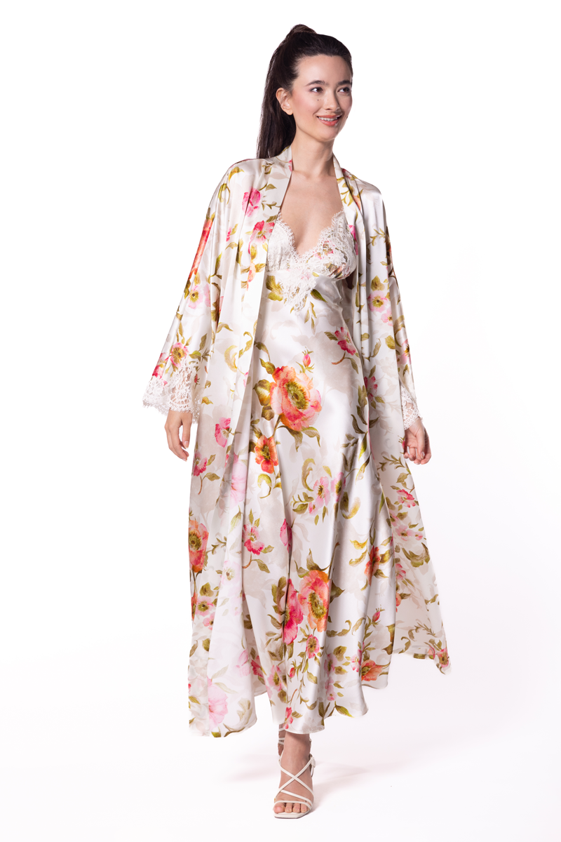 Gazebo Print Long Robe
