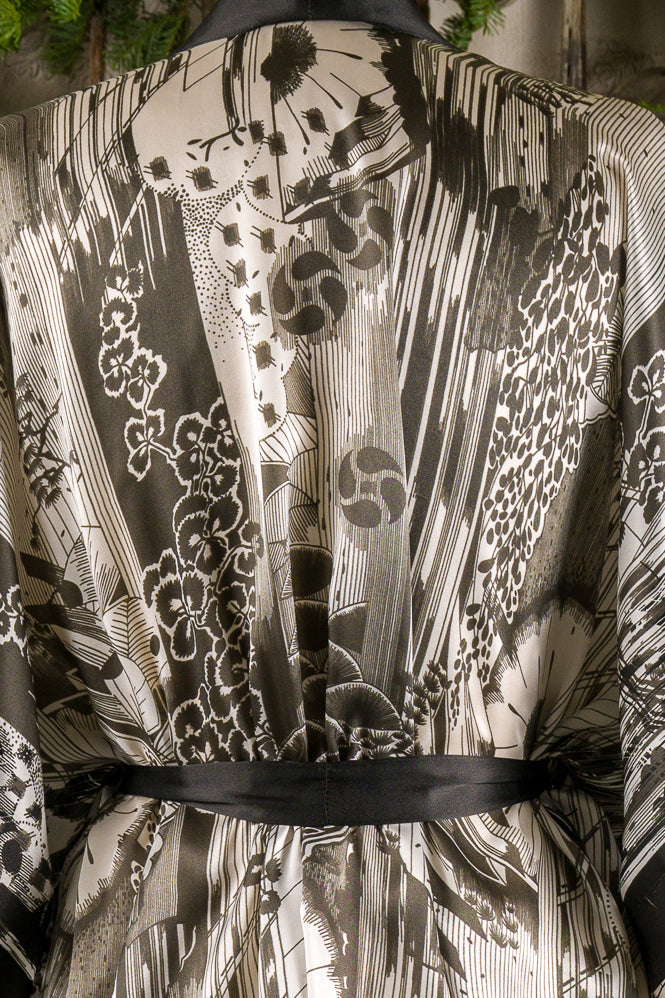 Tranquility Kimono - Christine Silk Lingerie & Loungewear