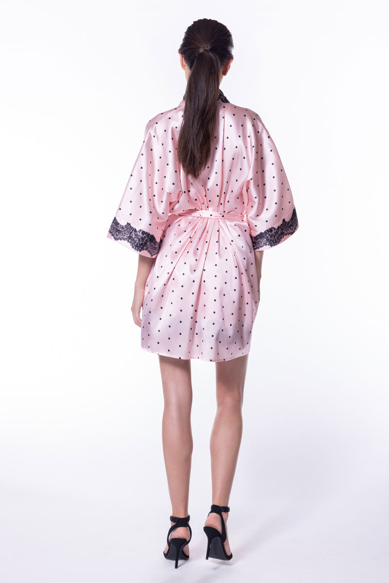 Amelie Print Short Robe