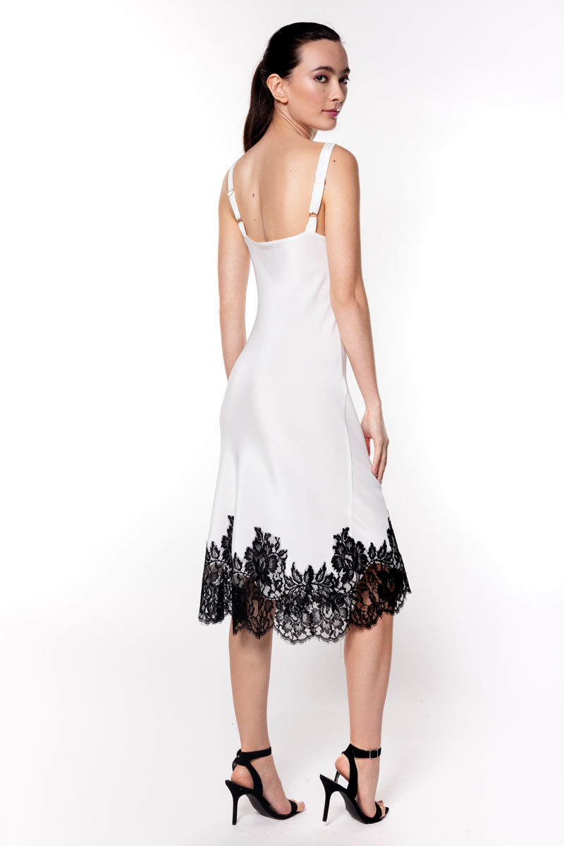 Eydn Luxe Crepe Black Label Gown - Christine Silk Lingerie & Loungewear