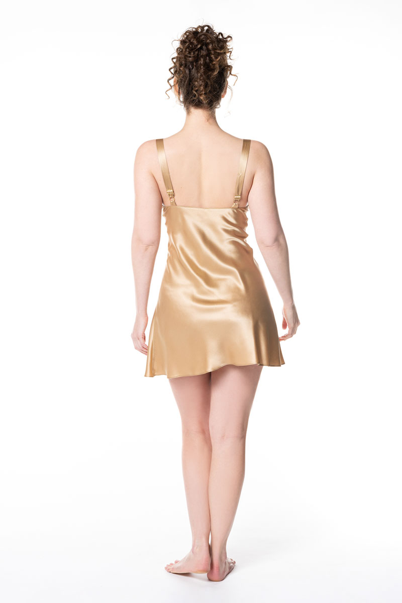 Gema Chemise - Christine Silk Lingerie & Loungewear
