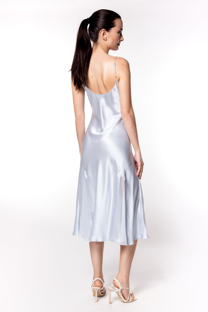 Bluebell Gown - Christine Silk Lingerie & Loungewear