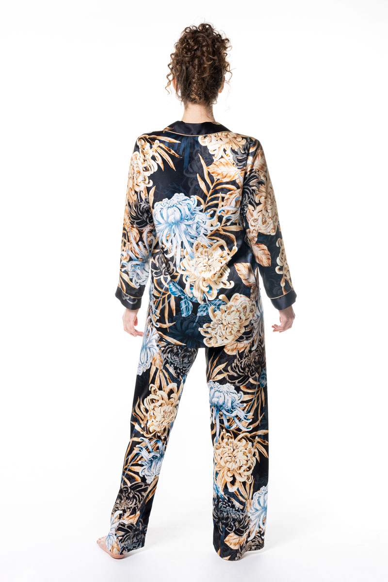 Dynasty Pajama - Christine Silk Lingerie & Loungewear