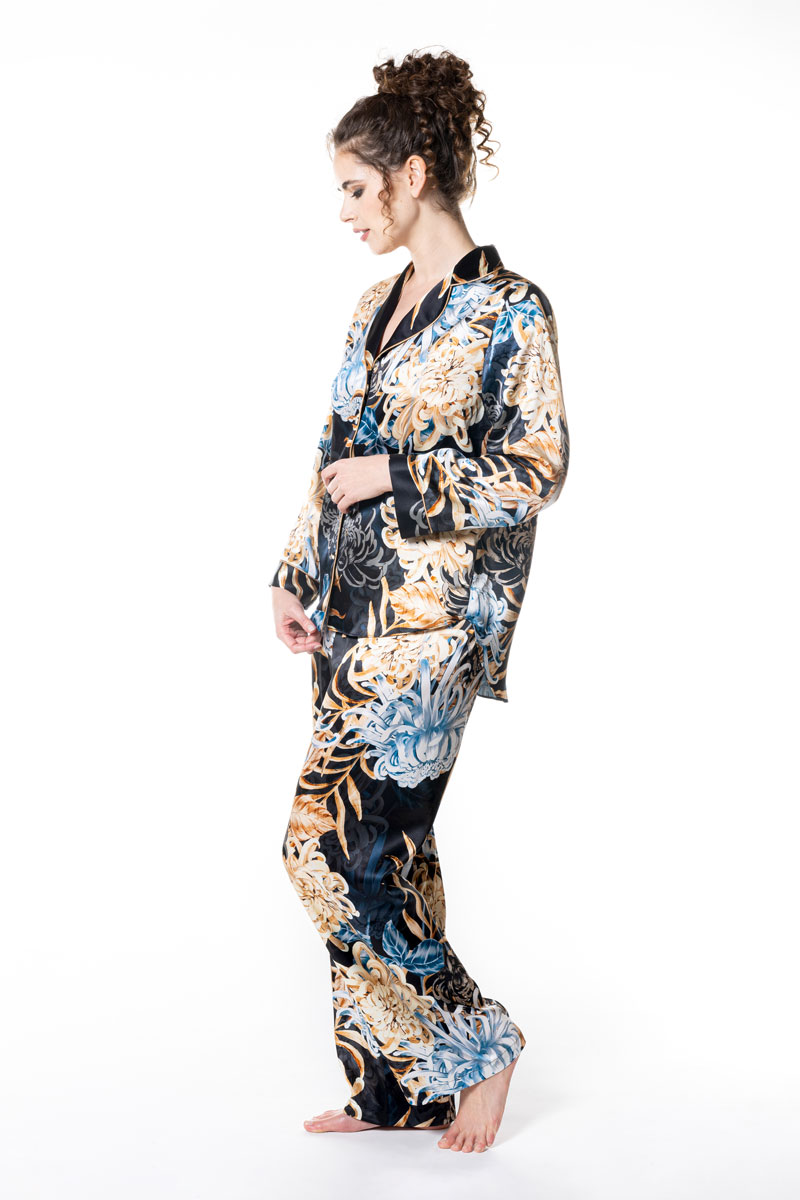 Dynasty Pajama - Christine Silk Lingerie & Loungewear