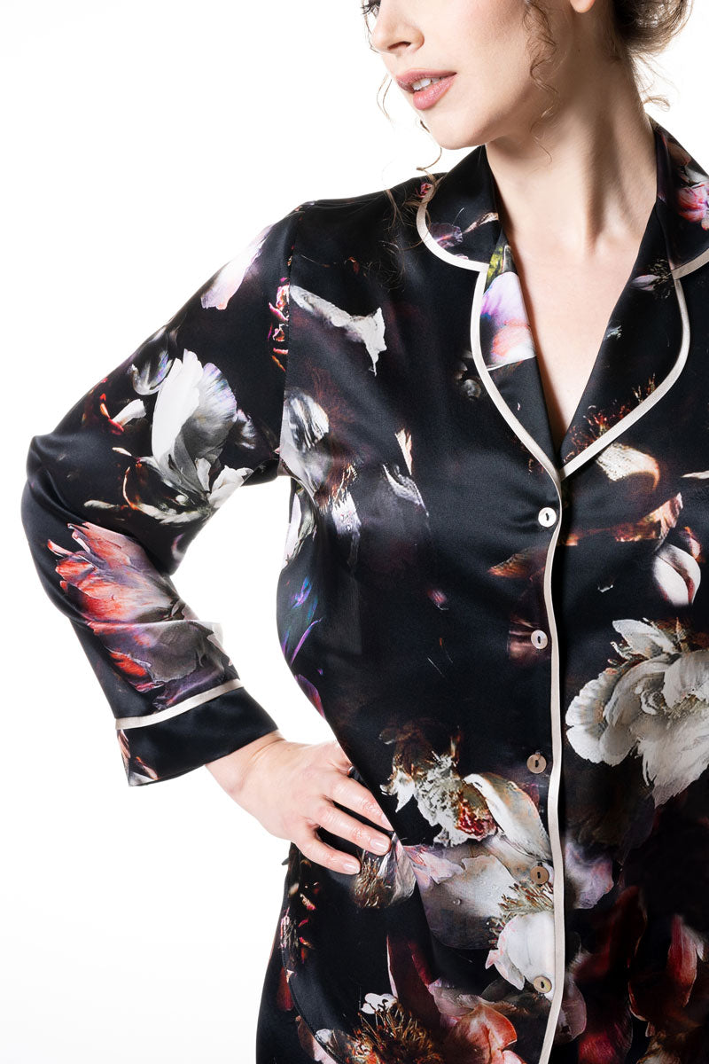 Moonlight Pajama - Christine Silk Lingerie & Loungewear