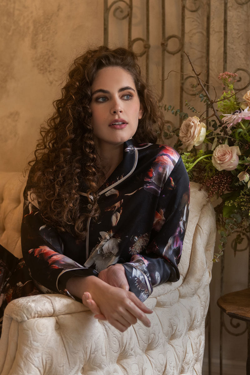 Moonlight Pajama - Christine Silk Lingerie & Loungewear