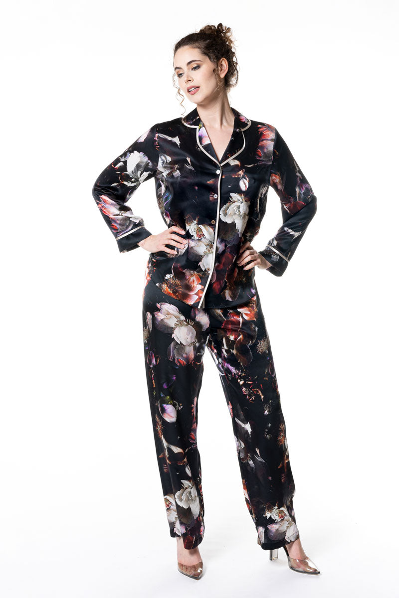 Moonlight Pajama - Christine Silk Lingerie & Loungewear